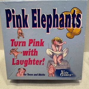2004 Vida Games 'Pink Elephant' for Teens & Adults - 200 Nutty Cards